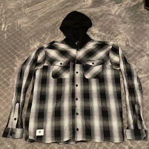 LRG long sleeve shirt with hoodie